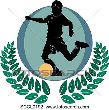 Clipart - futebol,  crista. 
fotosearch - busca 
de ilustrações 
clipeart e desenhos