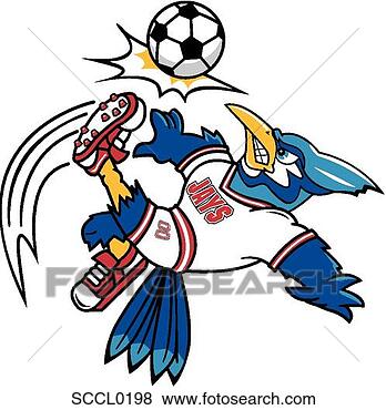 Klip Art - mavi yapmak,  
alakarga,  futbol, 
 geri tepme. fotosearch 
- klipart İlüstrasyon, 
çizimler ve görüntüler 
ara