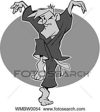 Clipart - cartoon karate. 
fotosearch - search 
clipart, illustration, 
drawings and vector 
eps graphics images
