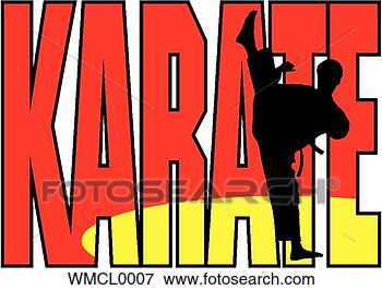 Clip Art - karate & silhouette. 
fotosearch - search 
clipart, illustration, 
drawings and vector 
eps graphics images