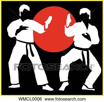 Clip Art - karate. fotosearch 
- search clipart, 
illustration, 
drawings and vector 
eps graphics images