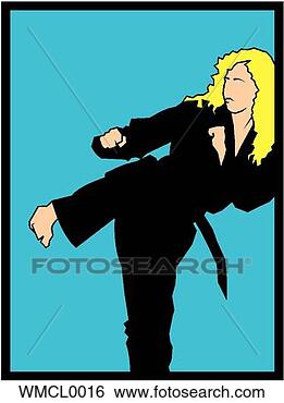 Clip Art - karate. fotosearch 
- search clipart, 
illustration, 
drawings and vector 
eps graphics images