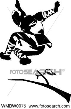 Clipart - martial arts flight. 
fotosearch - search 
clipart, illustration, 
drawings and vector 
eps graphics images