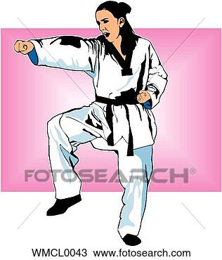 Clipart - martial arts punch. 
fotosearch - search 
clipart, illustration, 
drawings and vector 
eps graphics images