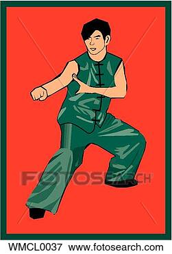 Clip Art - martial arts. 
fotosearch - search 
clipart, illustration, 
drawings and vector 
eps graphics images