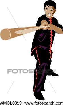 Clip Art - martial arts. 
fotosearch - search 
clipart, illustration, 
drawings and vector 
eps graphics images