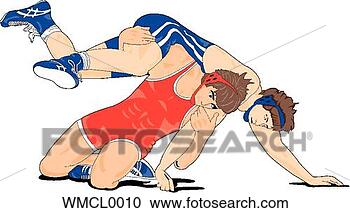 Clipart - wrestlers. fotosearch 
- search clipart, 
illustration, 
drawings and vector 
eps graphics images