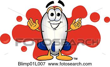 Clip Art - blimp,  logotipo. 
fotosearch - busca 
de ilustrações 
clipeart e desenhos