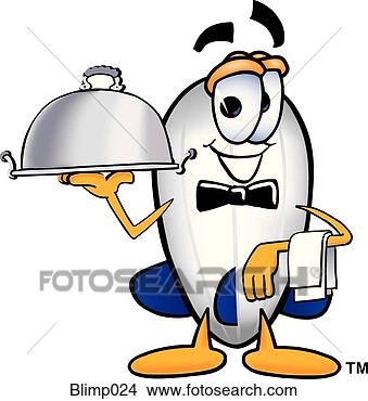 Clipart - blimp,  servindo, 
 alimento. fotosearch 
- busca de ilustrações 
clipeart e desenhos