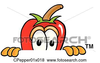 Klip Art - kırmızı biber, 
biber, yükseltiyor, 
üstünde. fotosearch 
- klipart İlüstrasyon, 
çizimler ve görüntüler 
ara