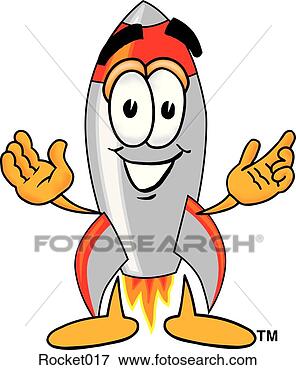Clip Art - rocket with hands 
out. fotosearch 
- search clipart, 
illustration, 
drawings and vector 
eps graphics images