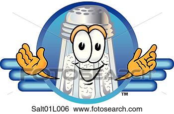 Clip Art - sal,  logotipo. 
fotosearch - busca 
de ilustrações 
clipeart e desenhos