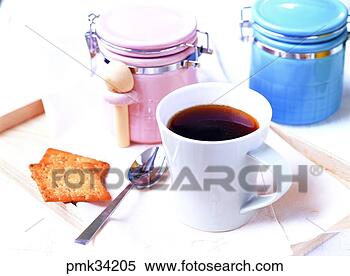 Banco de Imagem - café, café, copo, 
chávena, chávenas, 
colher, teaspoon, 
colher. fotosearch 
- busca de fotos, 
imagens e clipart