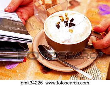 Stock Photo - coffee,  coffee 
cup,  teacup, 
 teacups,  caffe' 
mocha,  whipped. 
fotosearch - search 
stock photos, 
pictures, images, 
and photo clipart