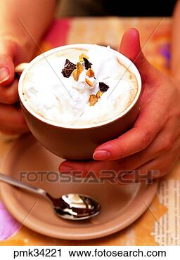 Stock Photography - coffee,  drink, 
 beverage,  whipped 
cream,  cream 
coffee,  vienna. 
fotosearch - search 
stock photos, 
pictures, images, 
and photo clipart