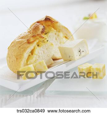 Stock Photograph - food, confectionery, 
bread, slice, 
cheddar, closeup. 
fotosearch - search 
stock photos, 
pictures, images, 
and photo clipart