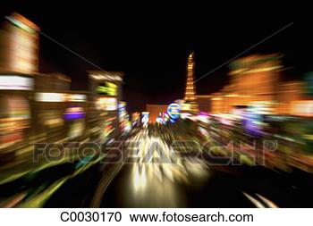 Stock Photography - city lights at 
night  blurred 
from zoom in las 
vegas, nevada. 
fotosearch - search 
stock photos, 
pictures, images, 
and photo clipart