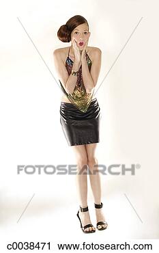 Stock Photography - elegant caucasian 
woman in miniskirt. 
fotosearch - search 
stock photos, 
pictures, images, 
and photo clipart