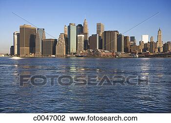 Stock Photo - port view of manhattan 
skyline. fotosearch 
- search stock 
photos, pictures, 
images, and photo 
clipart