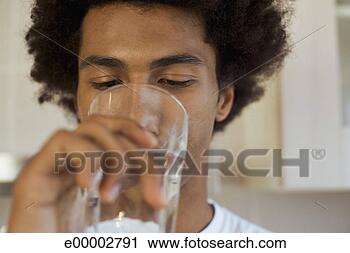 Stock Photography - man drinking water. 
fotosearch - search 
stock photos, 
pictures, images, 
and photo clipart