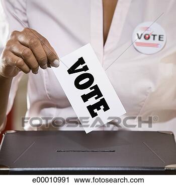 Stock Photography - woman voting. 
fotosearch - search 
stock photos, 
pictures, images, 
and photo clipart