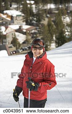 Stock Photography - woman skier at 
lake tahoe. fotosearch 
- search stock 
photos, pictures, 
images, and photo 
clipart