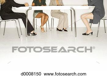 Stock Photography - businesswomen's  legs. fotosearch  - search stock  photos, pictures,  images, and photo  clipart