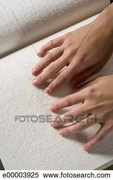 Stock Image - hands reading 
braille. fotosearch 
- search stock 
photos, pictures, 
images, and photo 
clipart