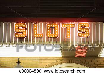Stock Photography - neon sign slots. 
fotosearch - search 
stock photos, 
pictures, images, 
and photo clipart