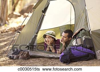 Stock Photo - couple in tent. 
fotosearch - search 
stock photos, 
pictures, images, 
and photo clipart