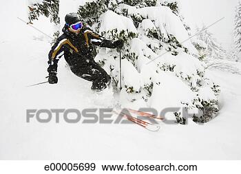Stock Photograph - aggressive downhill 
skier. fotosearch 
- search stock 
photos, pictures, 
images, and photo 
clipart