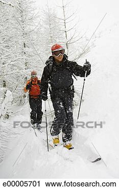 Stock Photography - cross-country 
skiers. fotosearch 
- search stock 
photos, pictures, 
images, and photo 
clipart
