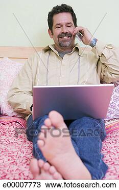 barefoot man