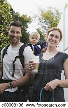 Stock Photo - portrait of smiling 
family. fotosearch 
- search stock 
photos, pictures, 
images, and photo 
clipart