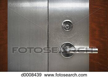 Arquivo Fotográficos - porta,  punho, 
 fechadura. fotosearch 
- busca de fotos, 
imagens e clipart