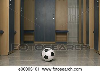 Stock Photography - soccer ball in 
locker room. fotosearch 
- search stock 
photos, pictures, 
images, and photo 
clipart