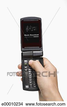 Banco de Imagem - carregando,  música, 
 célula,  telefone. 
fotosearch - busca 
de fotos, imagens 
e clipart