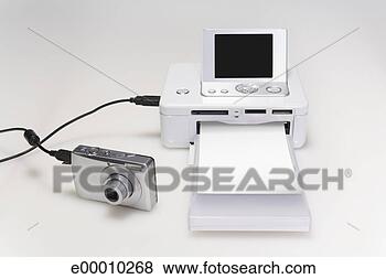 Stock Photo - digital camera 
and printer. fotosearch 
- search stock 
photos, pictures, 
images, and photo 
clipart