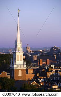 Banco de Imagem - aéreas,  vista, 
 boston. fotosearch 
- busca de fotos, 
imagens e clipart