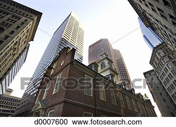 Arquivo de Fotografias - centro cidade, 
 boston,  escritório, 
 edifícios. fotosearch 
- busca de fotos, 
imagens e clipart