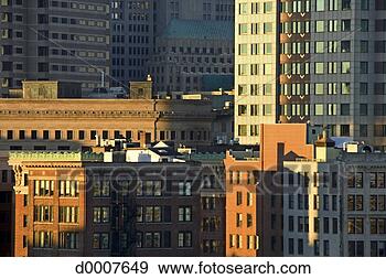Arquivo Fotográficos - centro cidade, 
 boston,  escritório, 
 edifícios. fotosearch 
- busca de fotos, 
imagens e clipart
