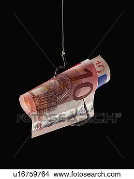 Banco de Imagem - euro, nota, pesca, 
gancho. fotosearch 
- busca de fotos, 
imagens e clipart