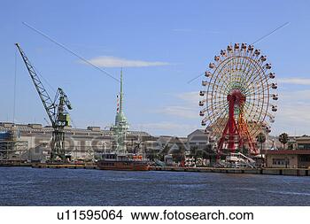 图片在线 - 神户, 港口, 神户, 城市, hyogo, 长官职