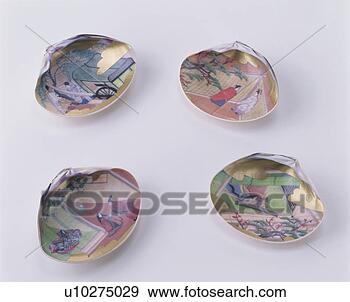 Stock Photograph - clam shell game. 
fotosearch - search 
stock photos, 
pictures, images, 
and photo clipart