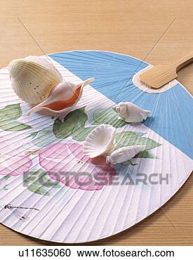 Stock Photography - summer, fan, shellfish 
image. fotosearch 
- search stock 
photos, pictures, 
images, and photo 
clipart