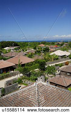 Stock Photo - village on taketomi 
island. fotosearch 
- search stock 
photos, pictures, 
images, and photo 
clipart
