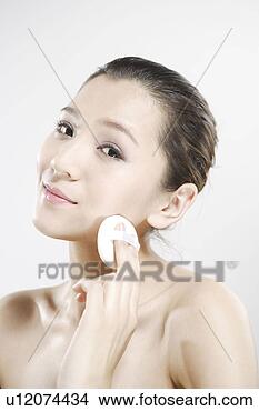 Banco de Imagem - fazer,  cima, 
 jovem,  mulher. 
fotosearch - busca 
de fotos, imagens 
e clipart