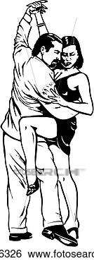 Clip Art - illustration, 
lineart, dancers, 
tango, latin, 
ballroom, dance. 
fotosearch - search 
clipart, illustration, 
drawings and vector 
eps graphics images