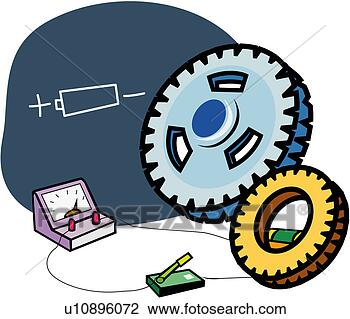 Clipart - icon,  physics, 
 electrical currency, 
 electricity, 
 physical. fotosearch 
- search clipart, 
illustration, 
drawings and vector 
eps graphics images