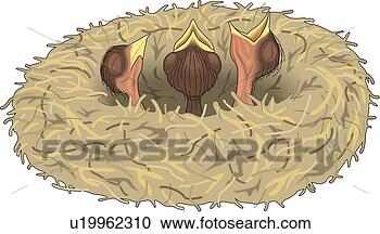 Clipart - bird nest. fotosearch 
- search clipart, 
illustration, 
drawings and vector 
eps graphics images